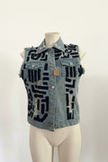 Denim vest custom